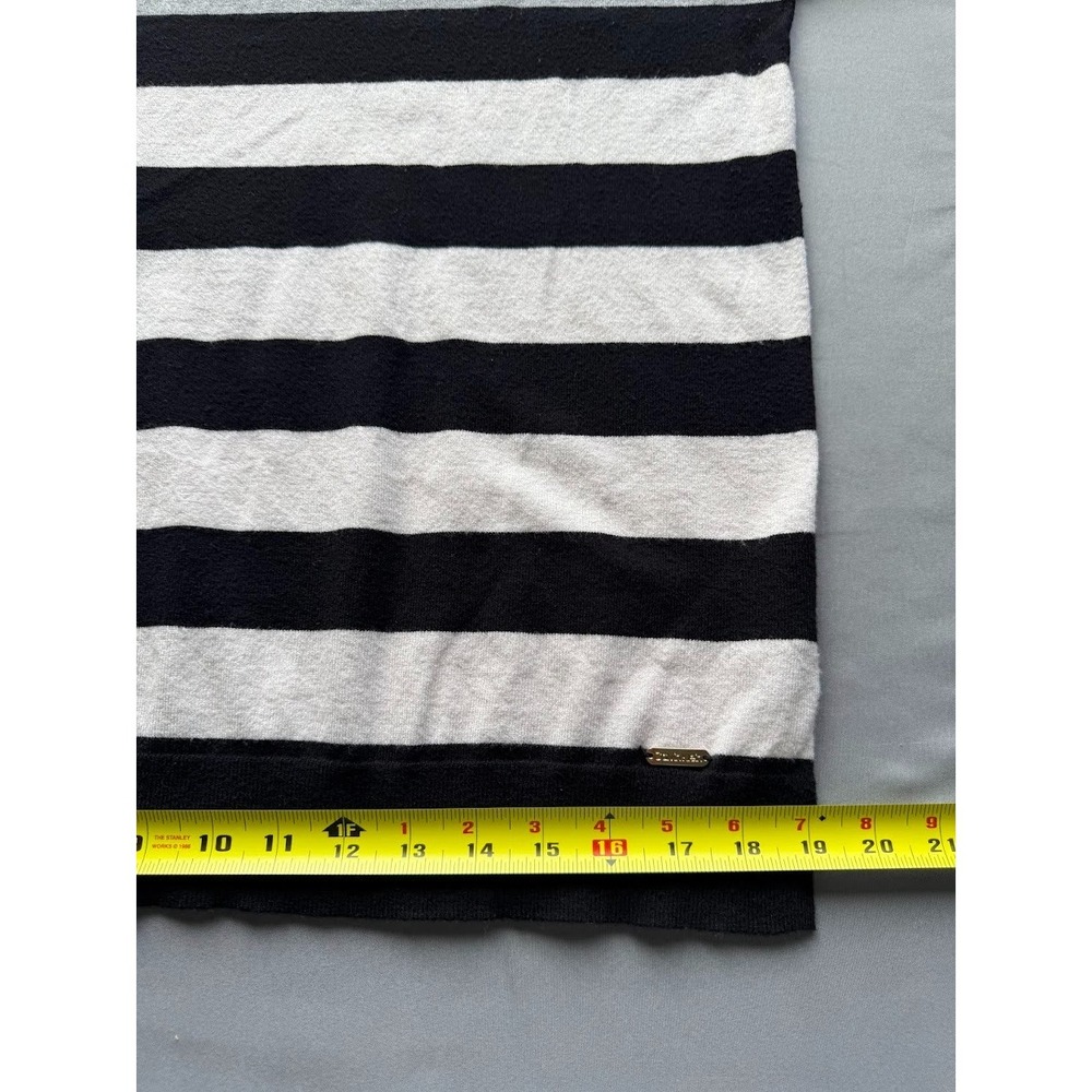 Calvin Klein Sweater Women Medium Striped Multicolor Long Sleeve Scoop Neck‎ - Picture 9 of 14
